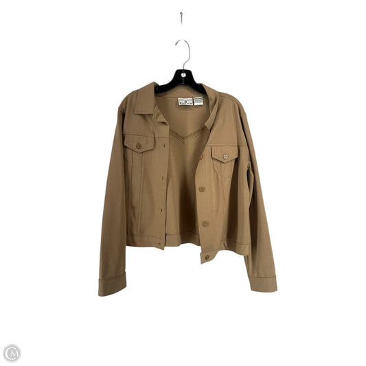 Top Long Sleeve By Kathy Ireland In Brown, Size: L