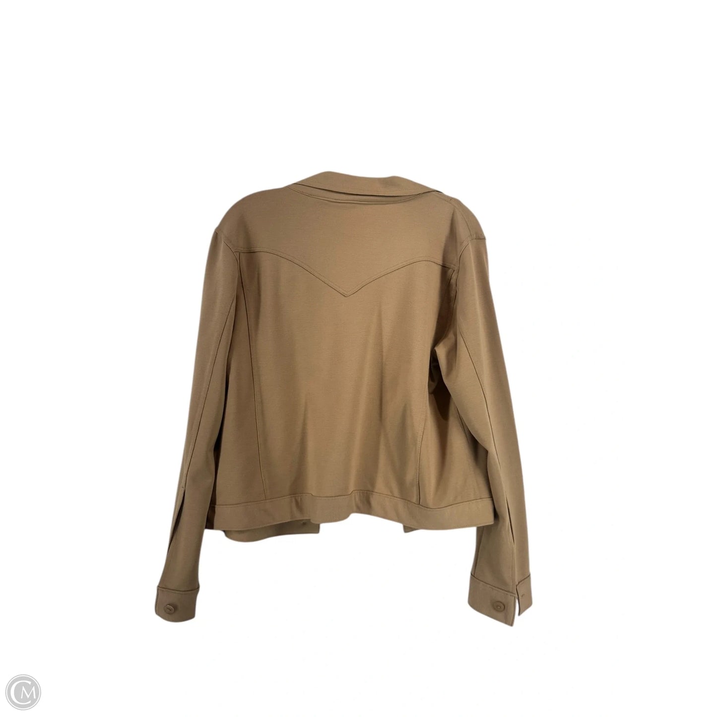 Top Long Sleeve By Kathy Ireland In Brown, Size: L