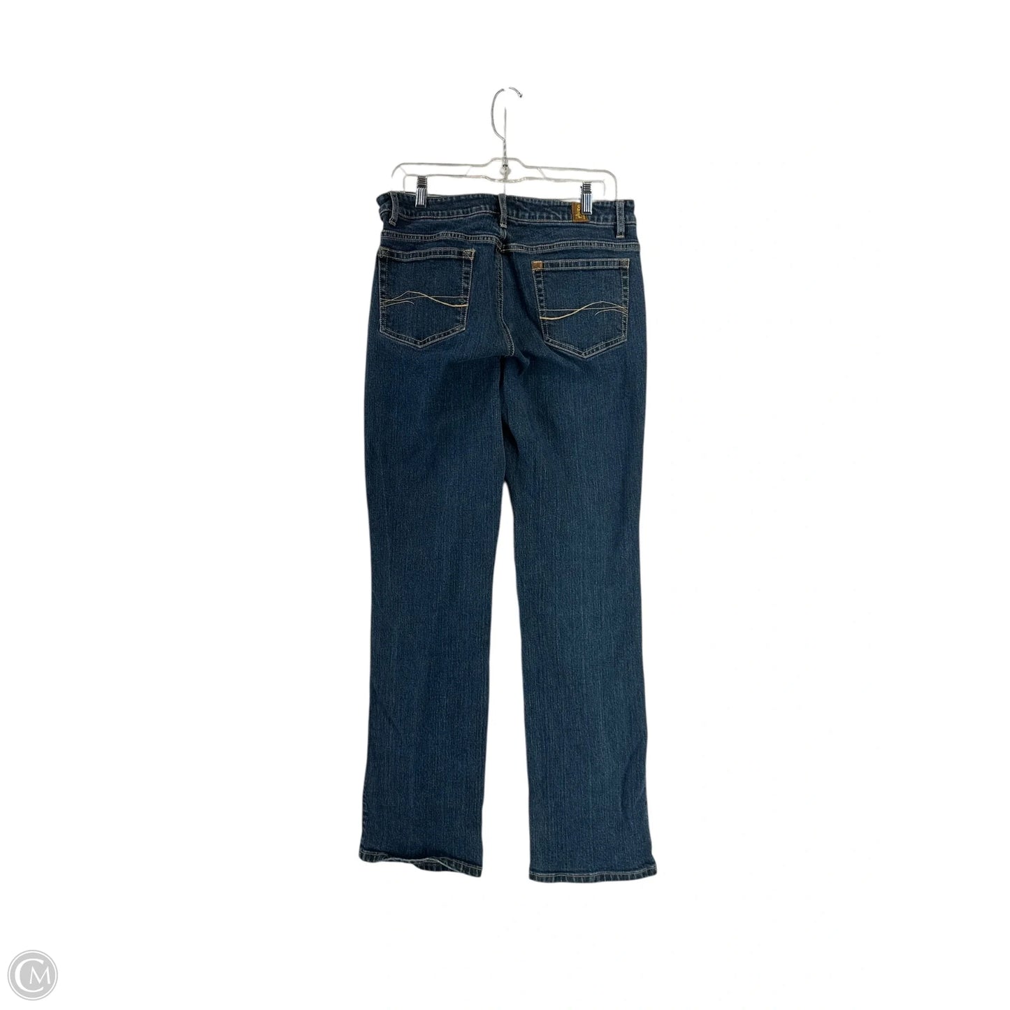 Jeans Straight By Aura In Blue Denim, Size: 12