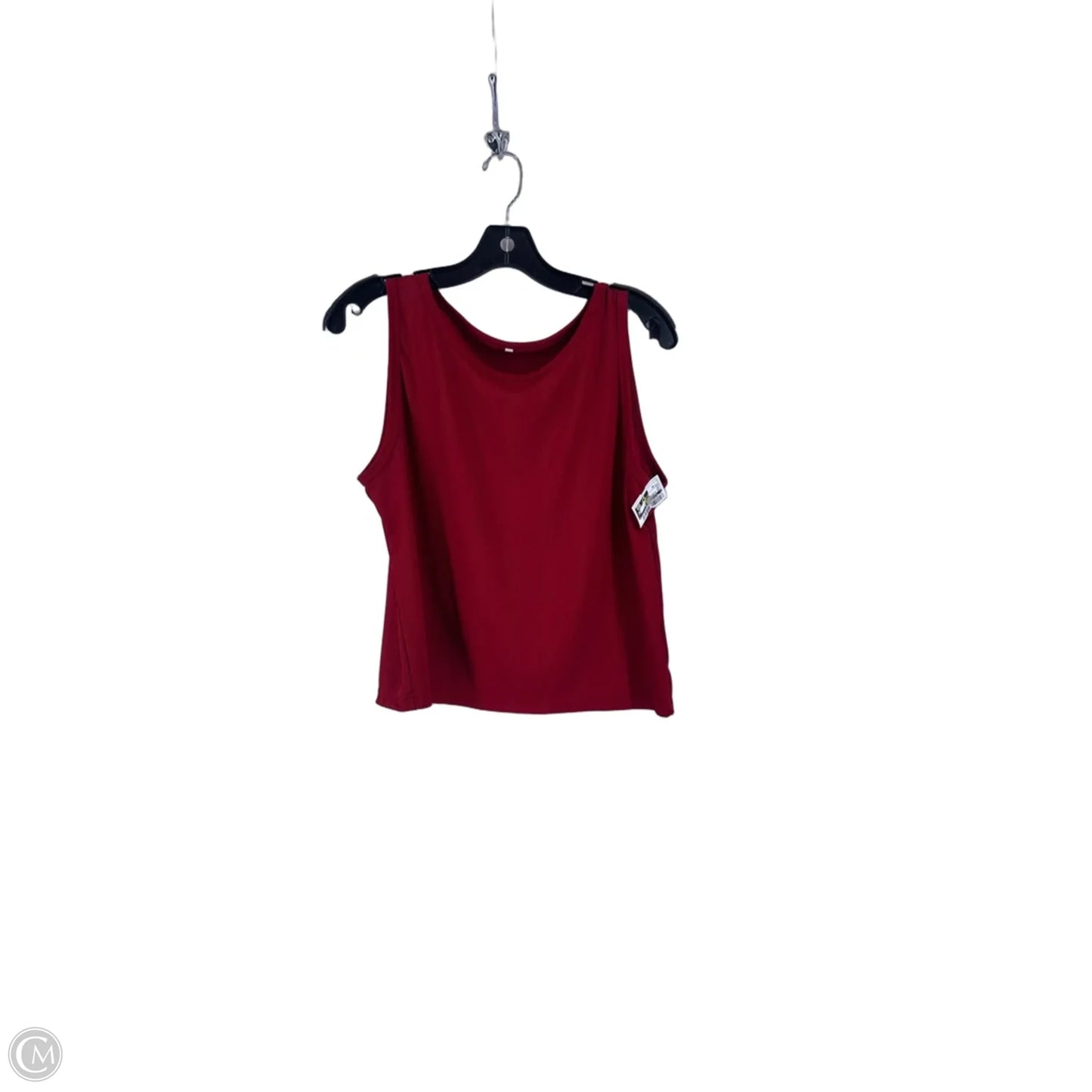 Top Sleeveless Basic By Clothes Mentor In Red, Size: 3x