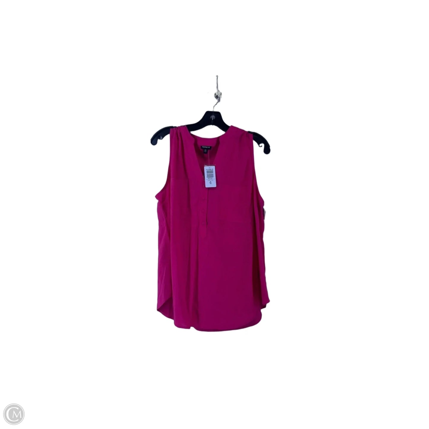Top Sleeveless Basic By Torrid In Pink, Size: 0