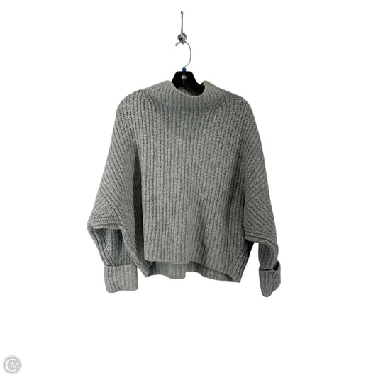 Sweater By Anthropologie In Grey, Size: 1x