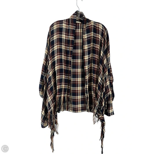 Top Long Sleeve By Altard State In Plaid Pattern, Size: S