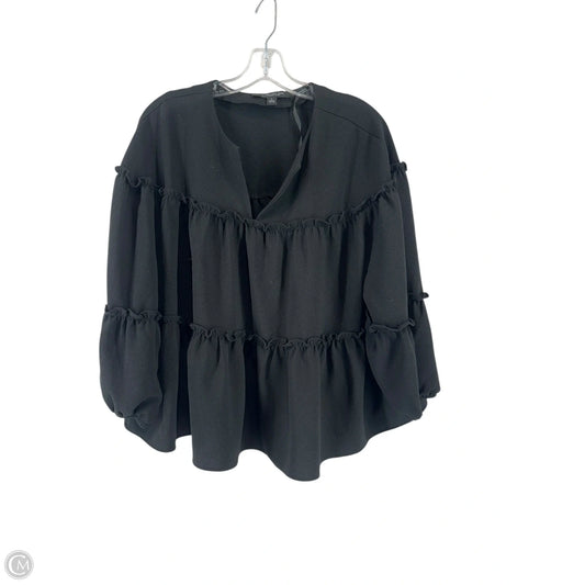 Top Long Sleeve By Marc New York In Black, Size: L