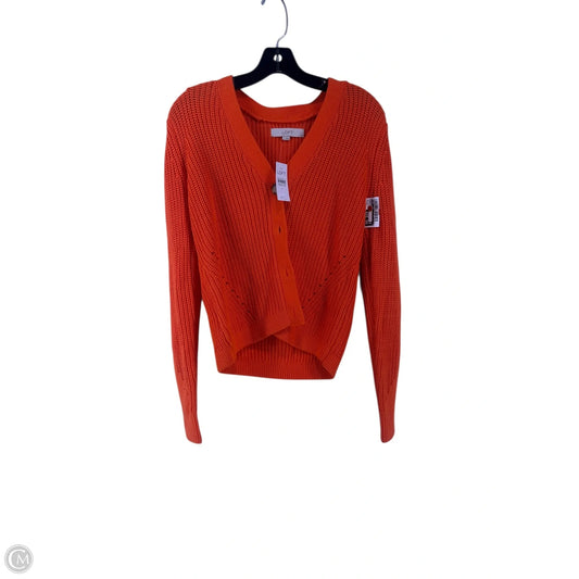 Cardigan By Loft In Orange, Size: S