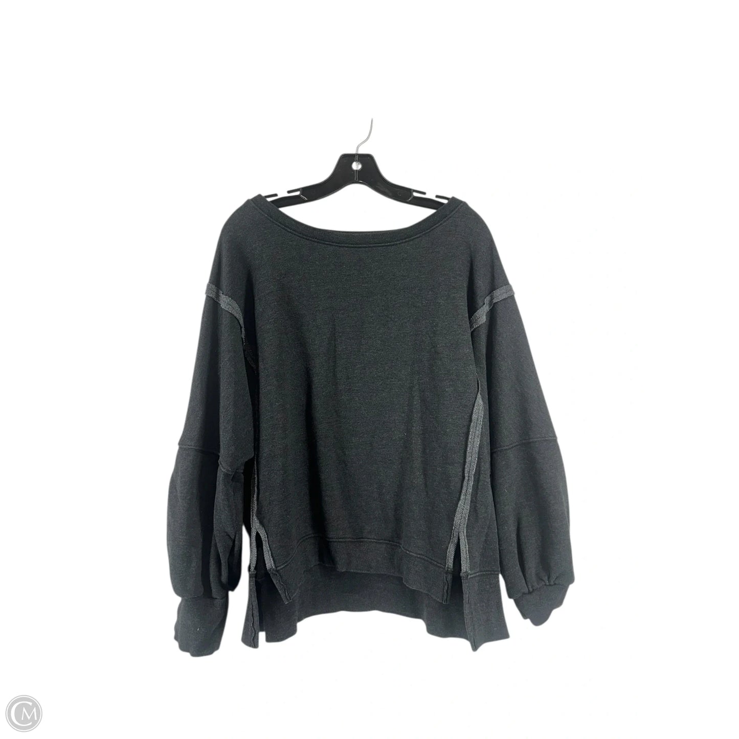 Top Long Sleeve By Clothes Mentor In Grey, Size: M
