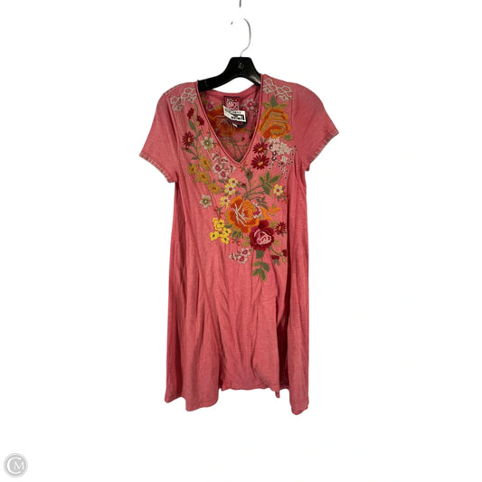 Dress Casual Short By Johnny Was In Pink, Size: Xs