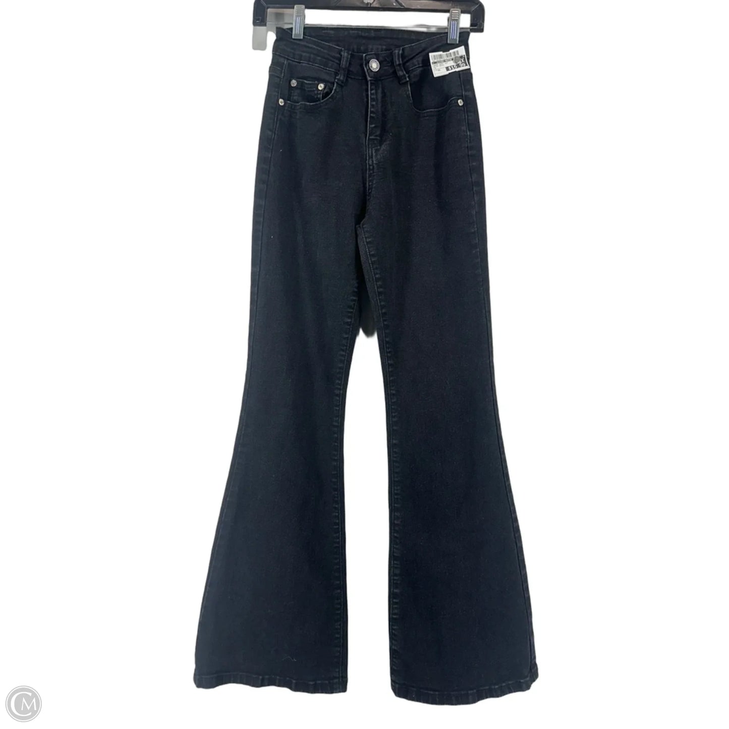 Jeans Boot Cut By Clothes Mentor In Black Denim, Size: Xs