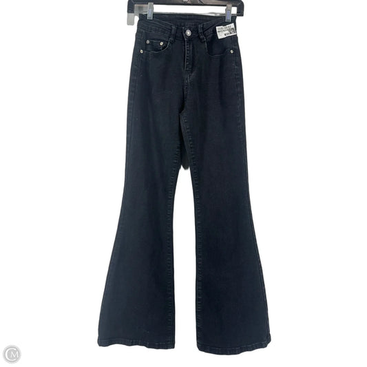 Jeans Boot Cut By Clothes Mentor In Black Denim, Size: Xs