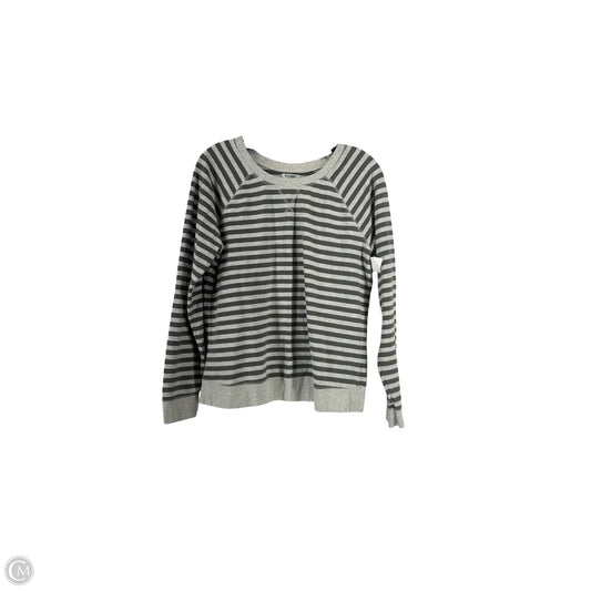 Top Long Sleeve Basic By Old Navy In Striped Pattern, Size: L