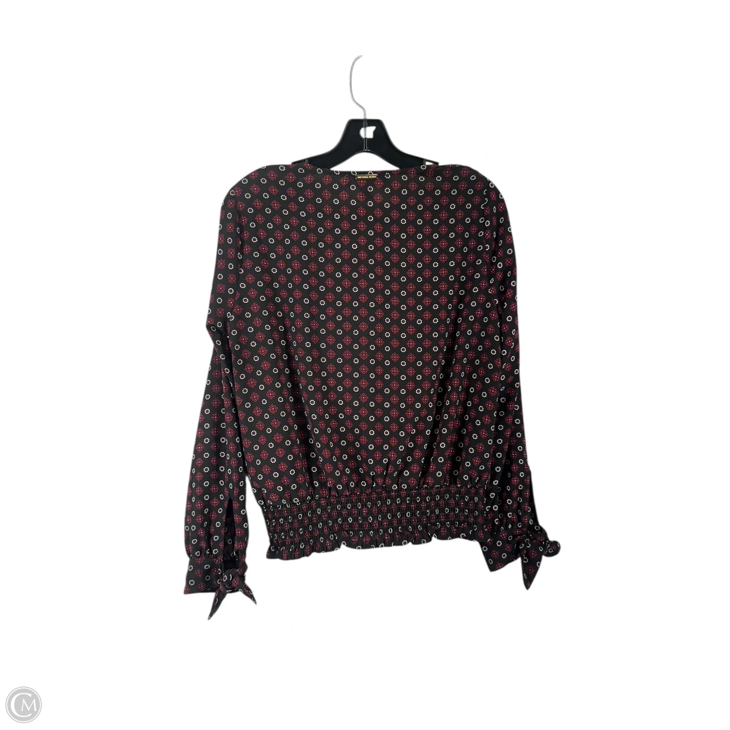 Top Long Sleeve By Michael By Michael Kors In Red, Size: M