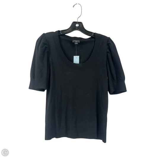 Top Short Sleeve By Ann Taylor In Black, Size: Xs