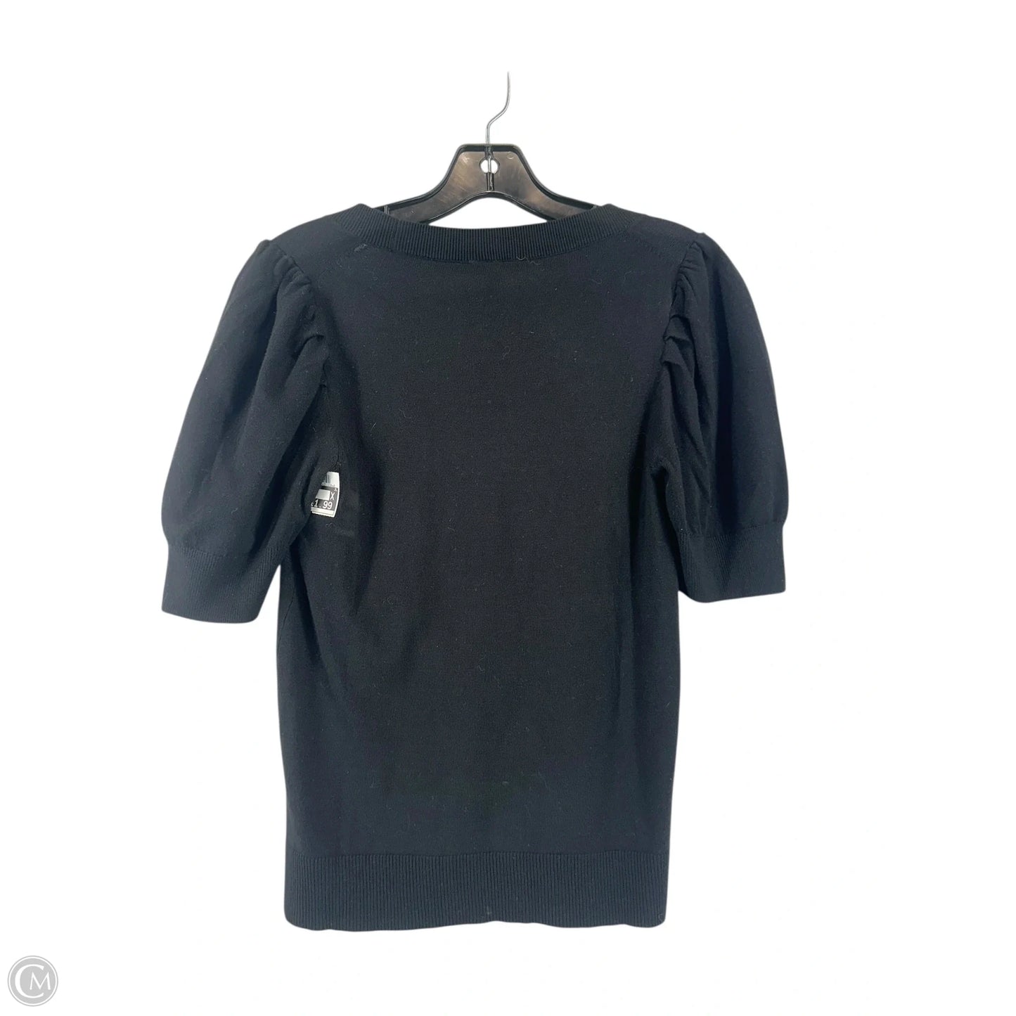 Top Short Sleeve By Ann Taylor In Black, Size: Xs