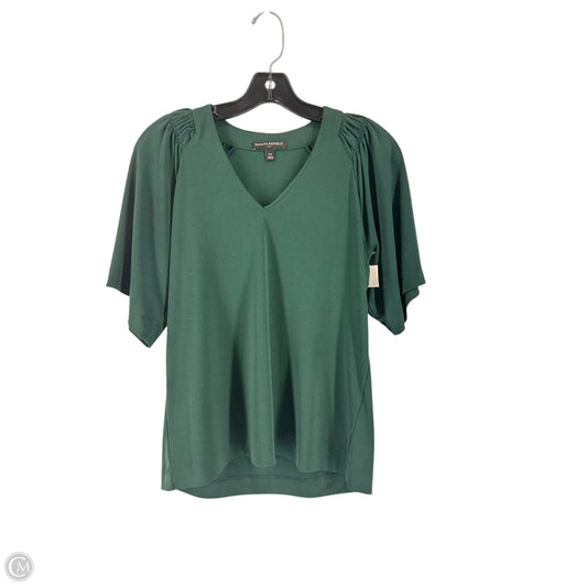 Top Short Sleeve By Banana Republic In Green, Size: Xs