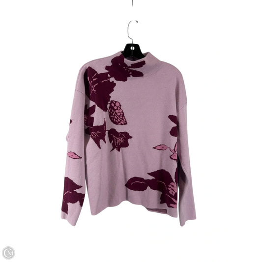 Sweater By Clothes Mentor In Purple, Size: L