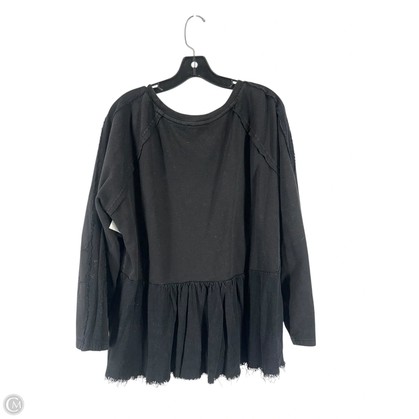 Top Long Sleeve By Umgee In Black, Size: L