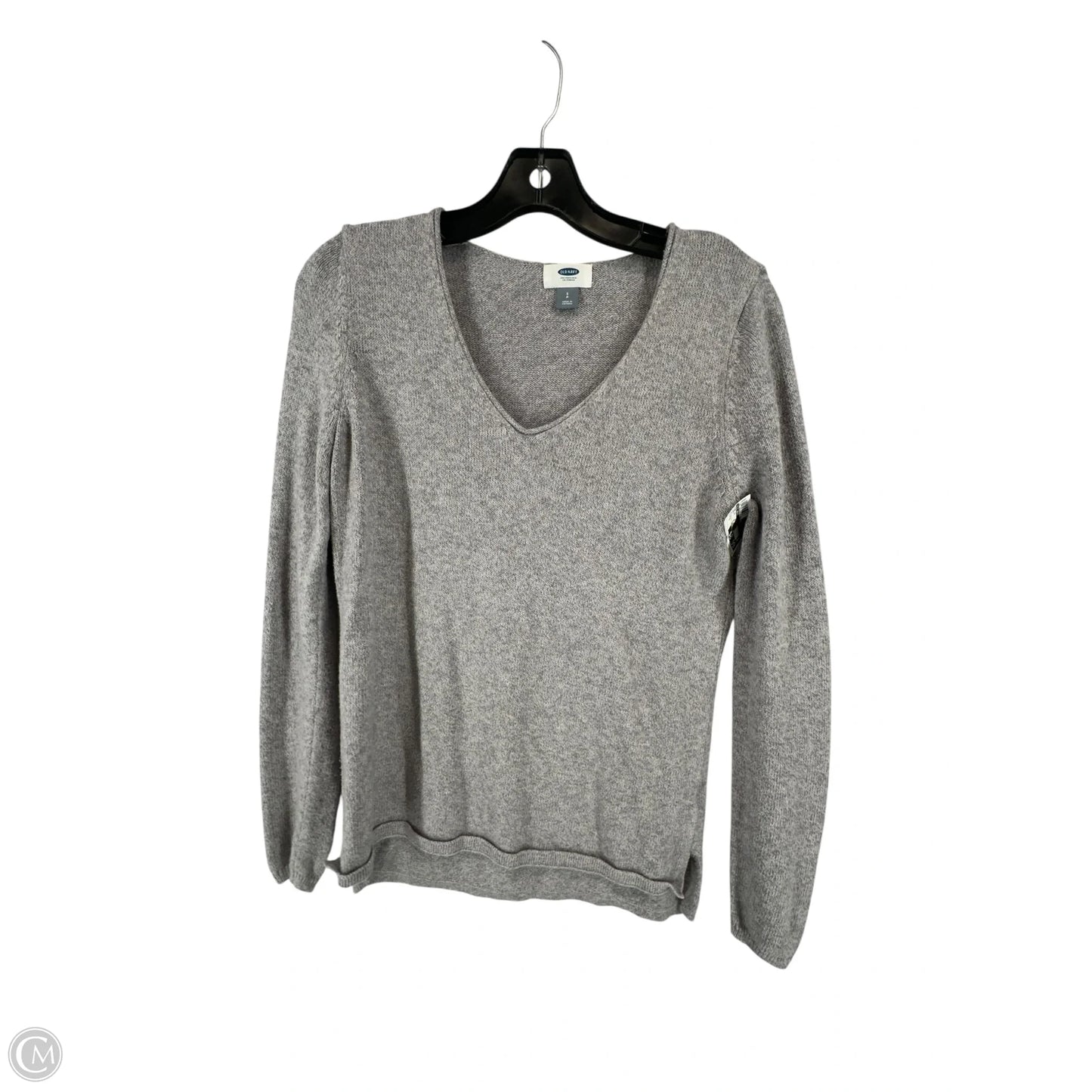 Top Long Sleeve By Old Navy In Grey, Size: S