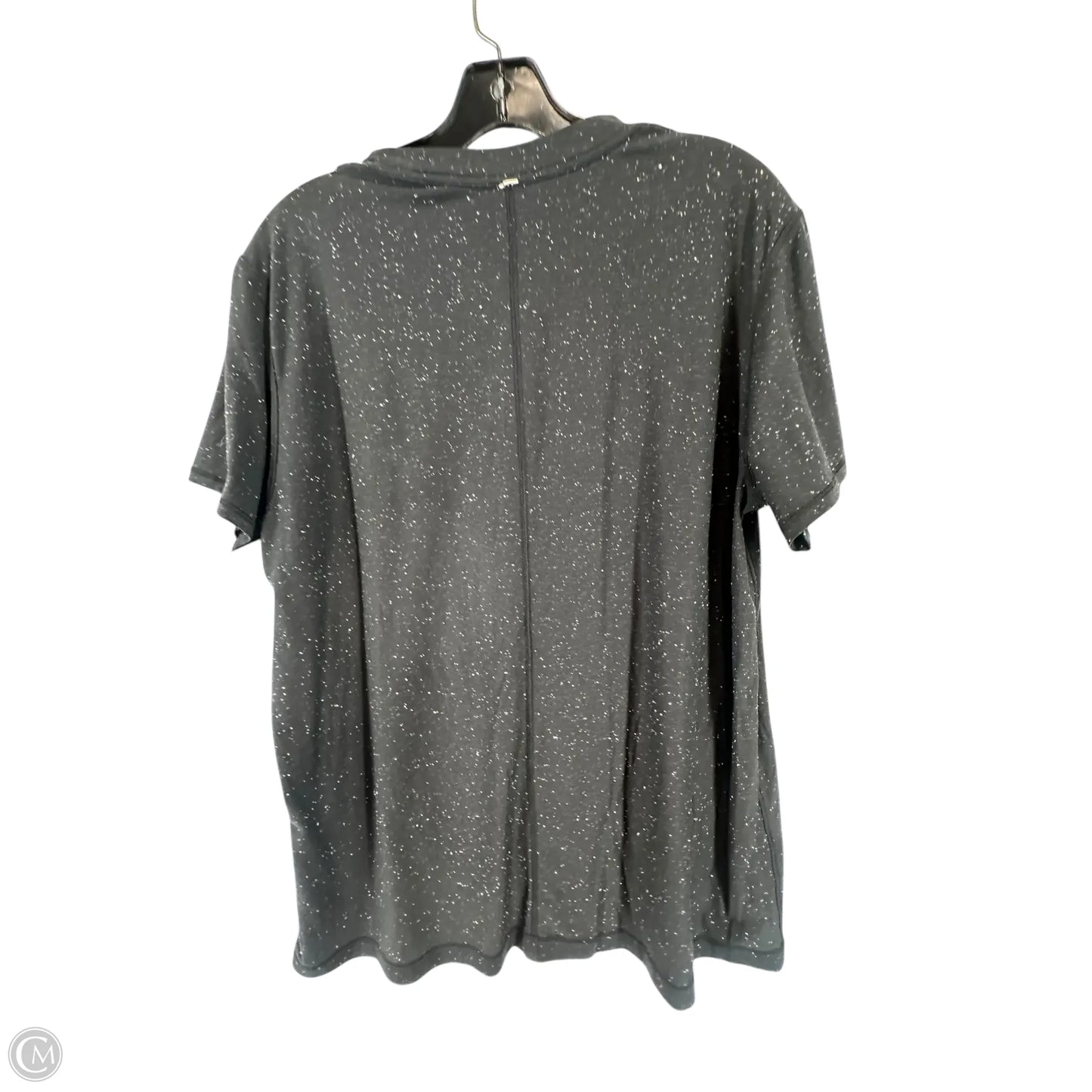 Athletic Top Short Sleeve By Lululemon In Black, Size: S