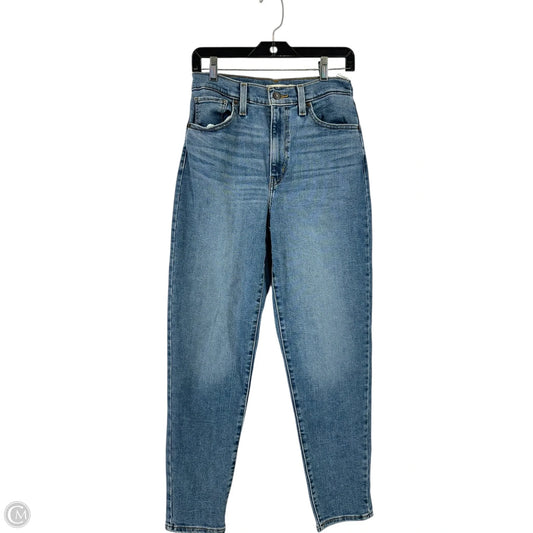Jeans Straight By Levis In Blue Denim, Size: S