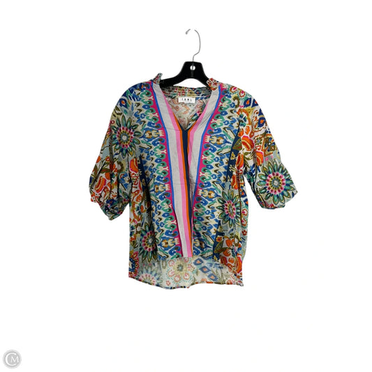 Top Short Sleeve By Thml In Multi-colored, Size: M