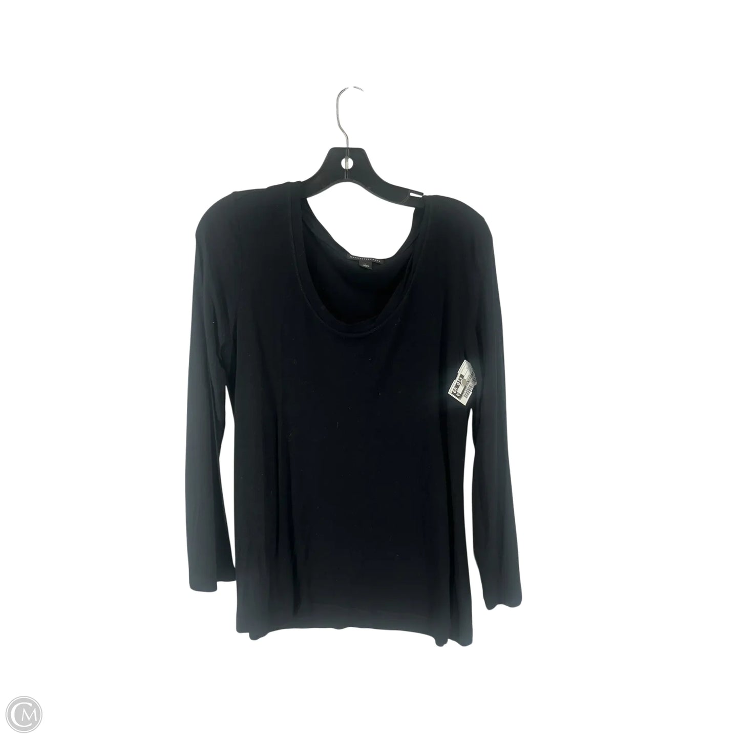 Top Long Sleeve Basic By Christopher Blue In Black, Size: L