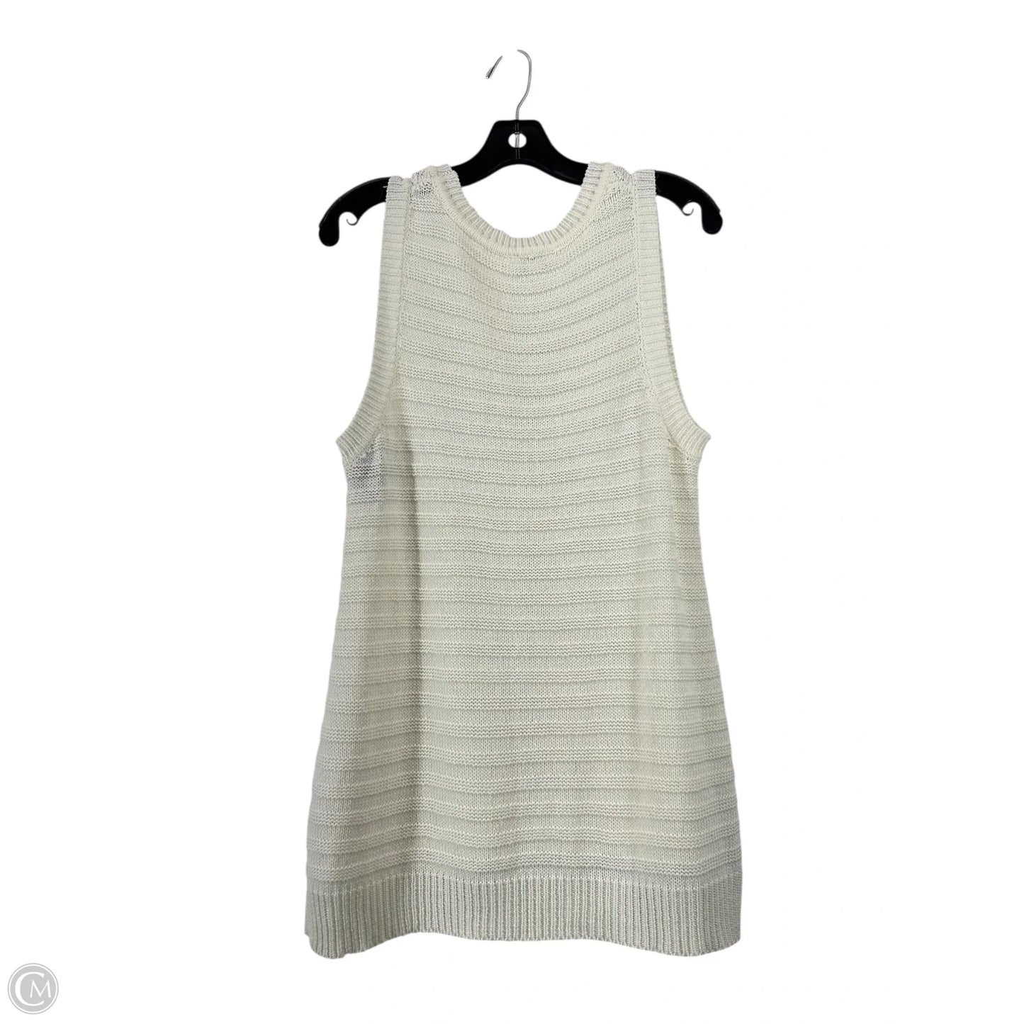 Top Sleeveless By Wonderly In Cream, Size: L