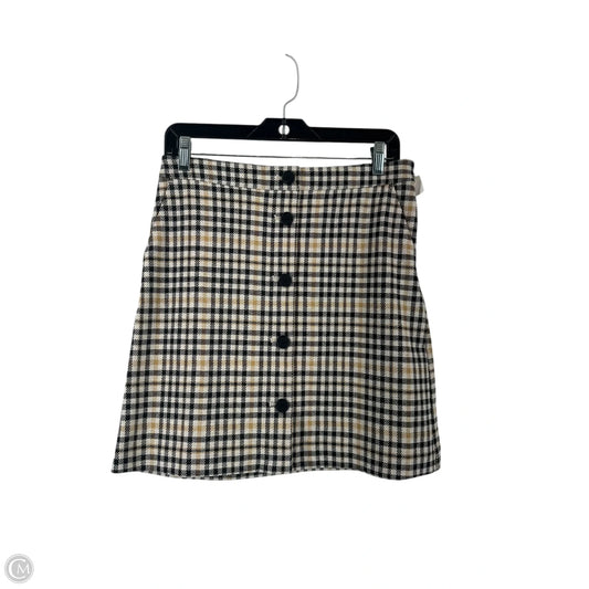 Skirt Midi By Loft In Plaid Pattern, Size: 4p