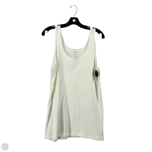 Top Sleeveless Basic By Sonoma In White, Size: Xl