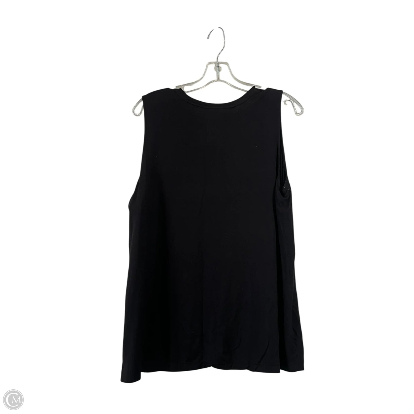 Top Sleeveless Basic By Clothes Mentor In Black, Size: L