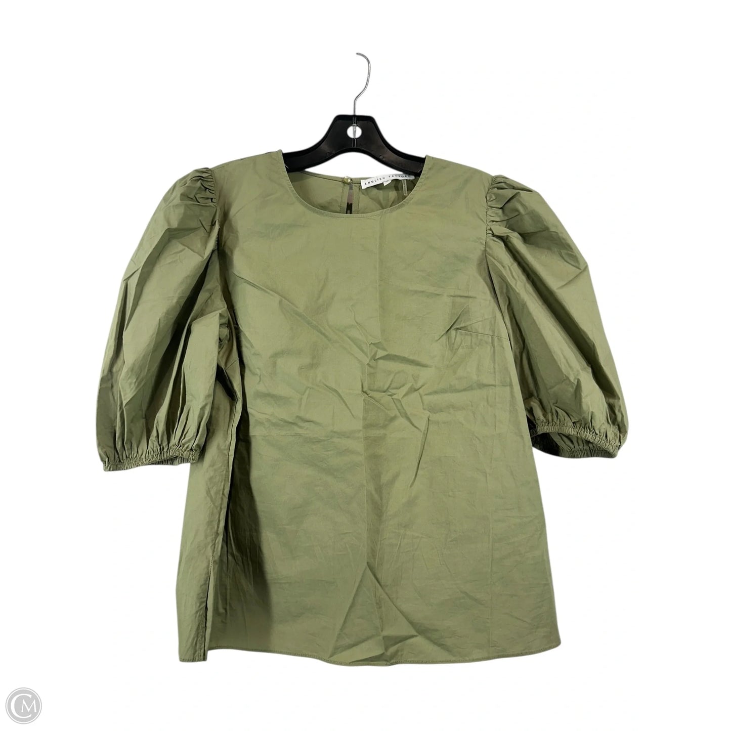 Top Short Sleeve By English Factory In Green, Size: S