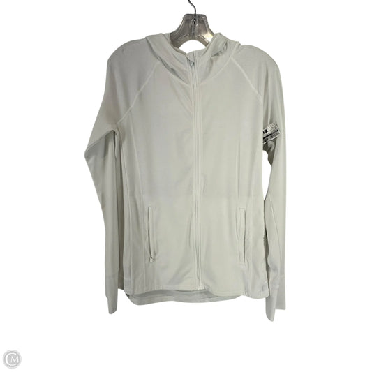 Athletic Jacket By Athleta In White, Size: S