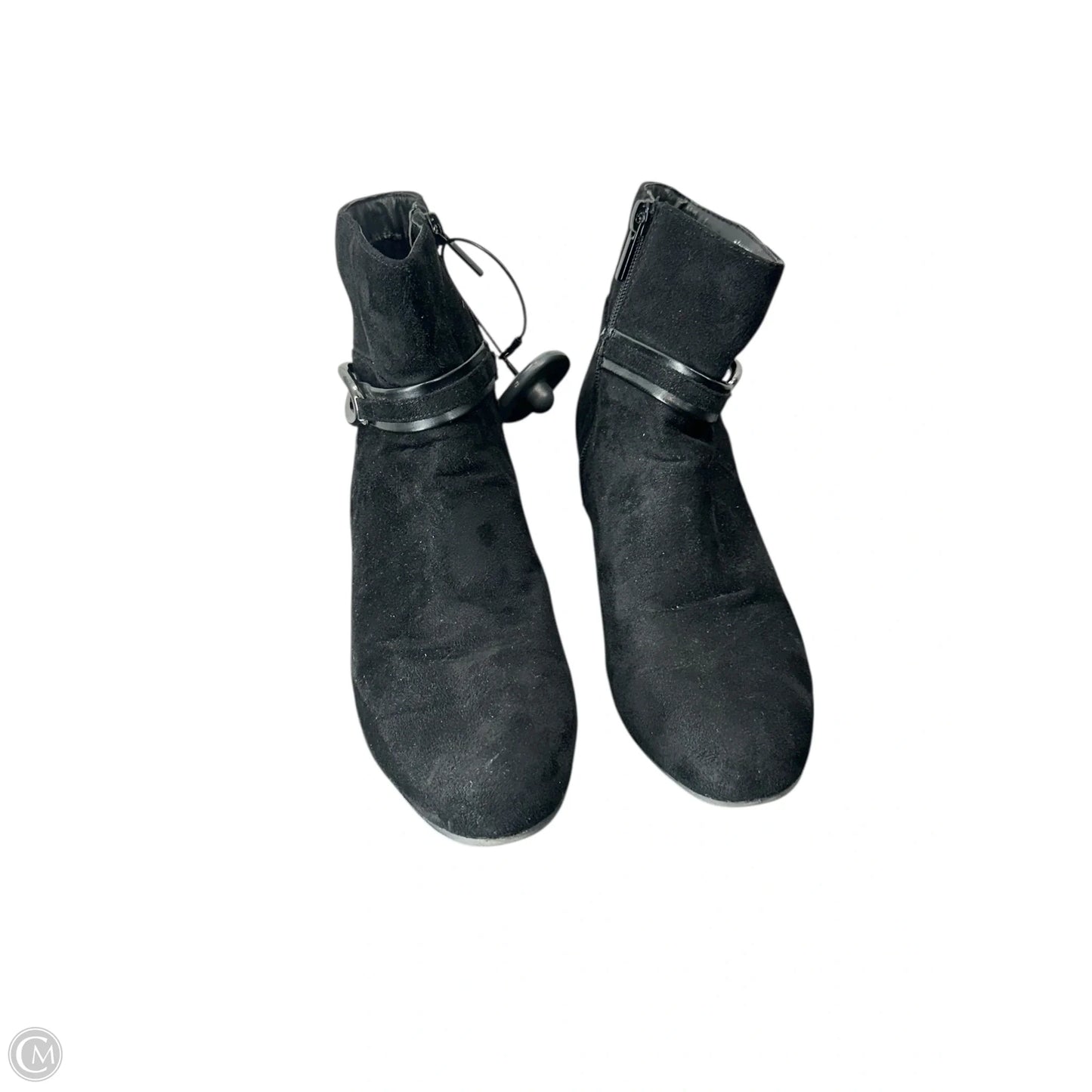 Boots Ankle Heels By Impo In Black, Size: 7.5