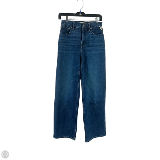 Jeans Wide Leg By Madewell In Blue Denim, Size: 24