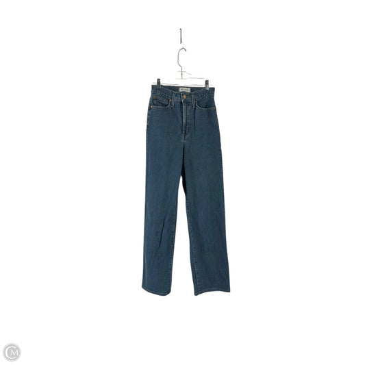 Jeans Straight By Madewell In Blue Denim, Size: 24