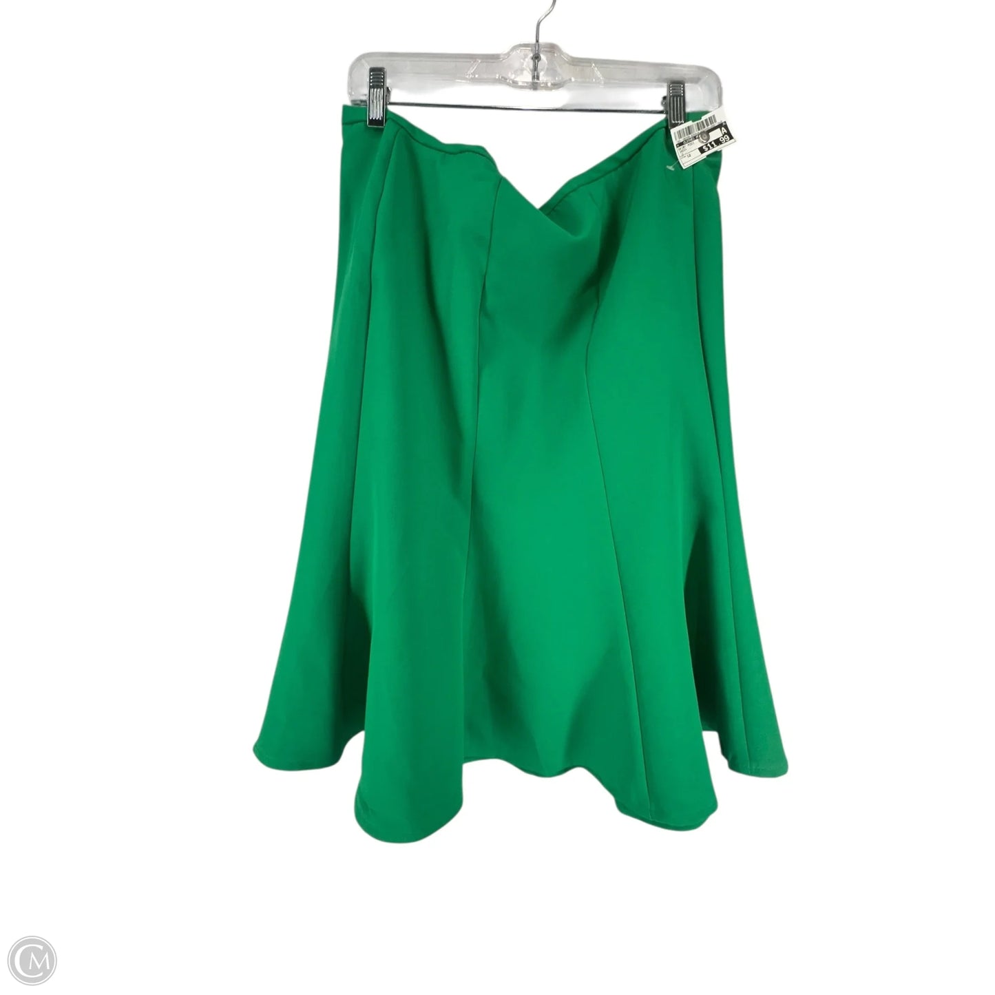 Skirt Midi By Clothes Mentor In Green, Size: 12