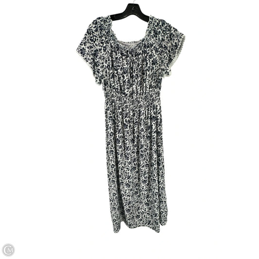 Dress Casual Maxi By Clothes Mentor In Floral Print, Size: Lp