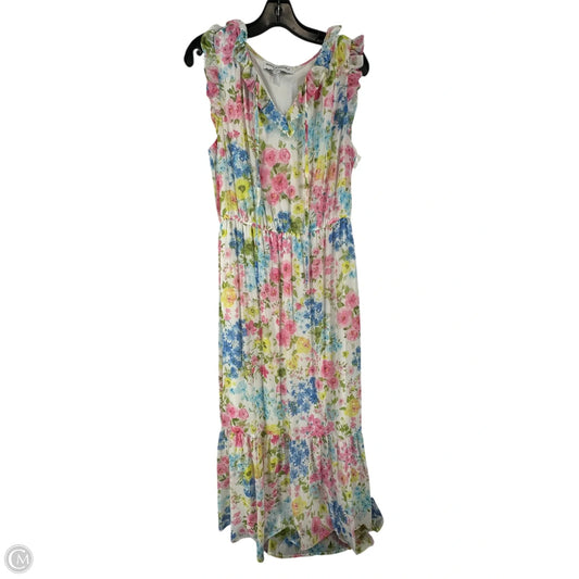 Dress Casual Maxi By Emma And Michele In Floral Print, Size: L