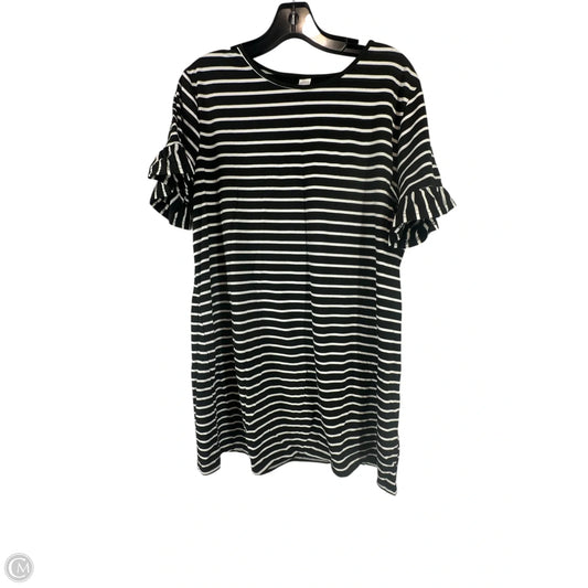 Dress Casual Short By Clothes Mentor In Striped Pattern, Size: Xl