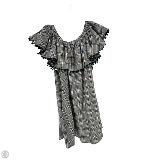 Dress Casual Short By Umgee In Plaid Pattern, Size: L