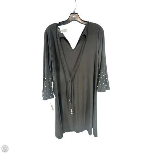 Dress Casual Midi By Msk In Black, Size: L
