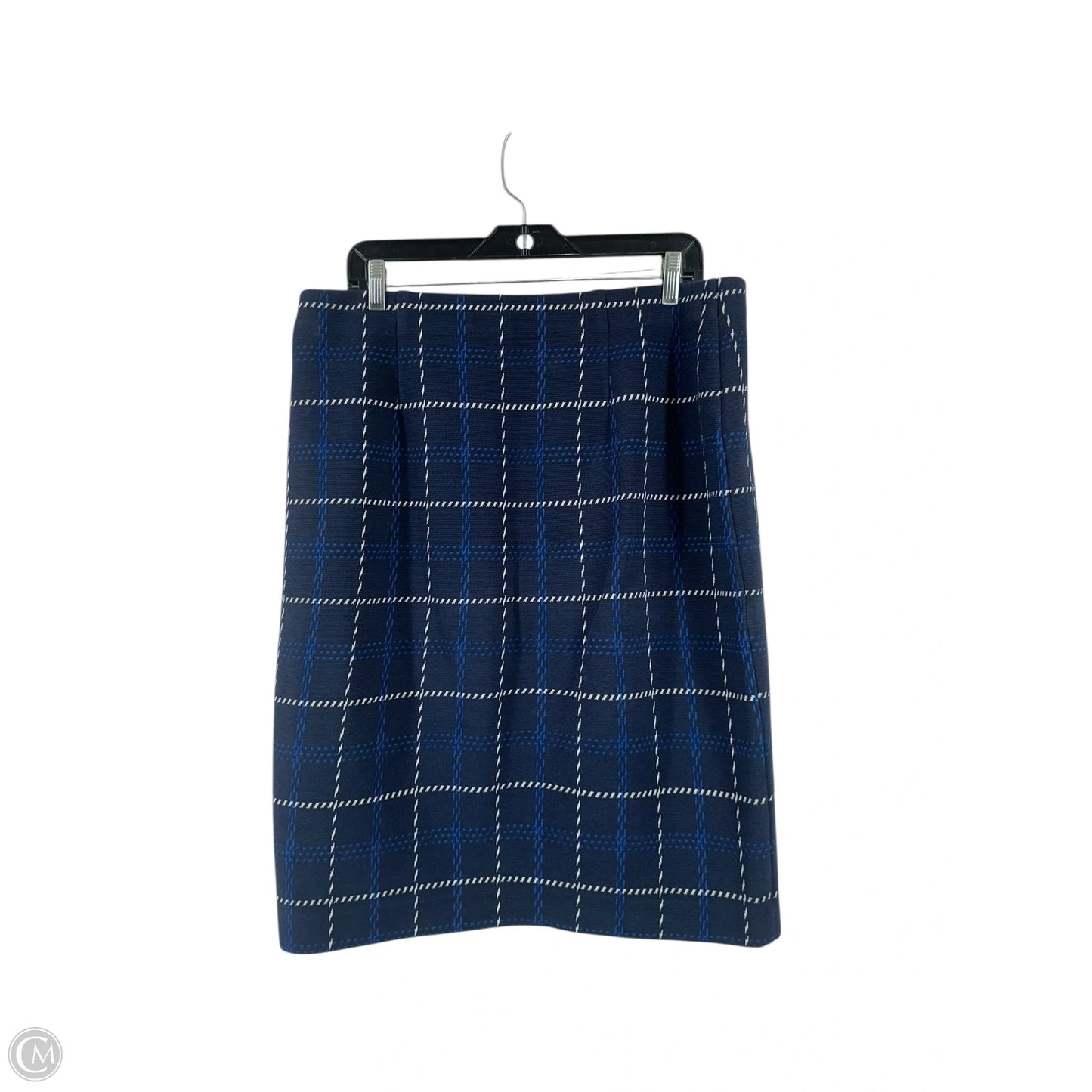 Skirt Midi By Ann Taylor In Navy, Size: L