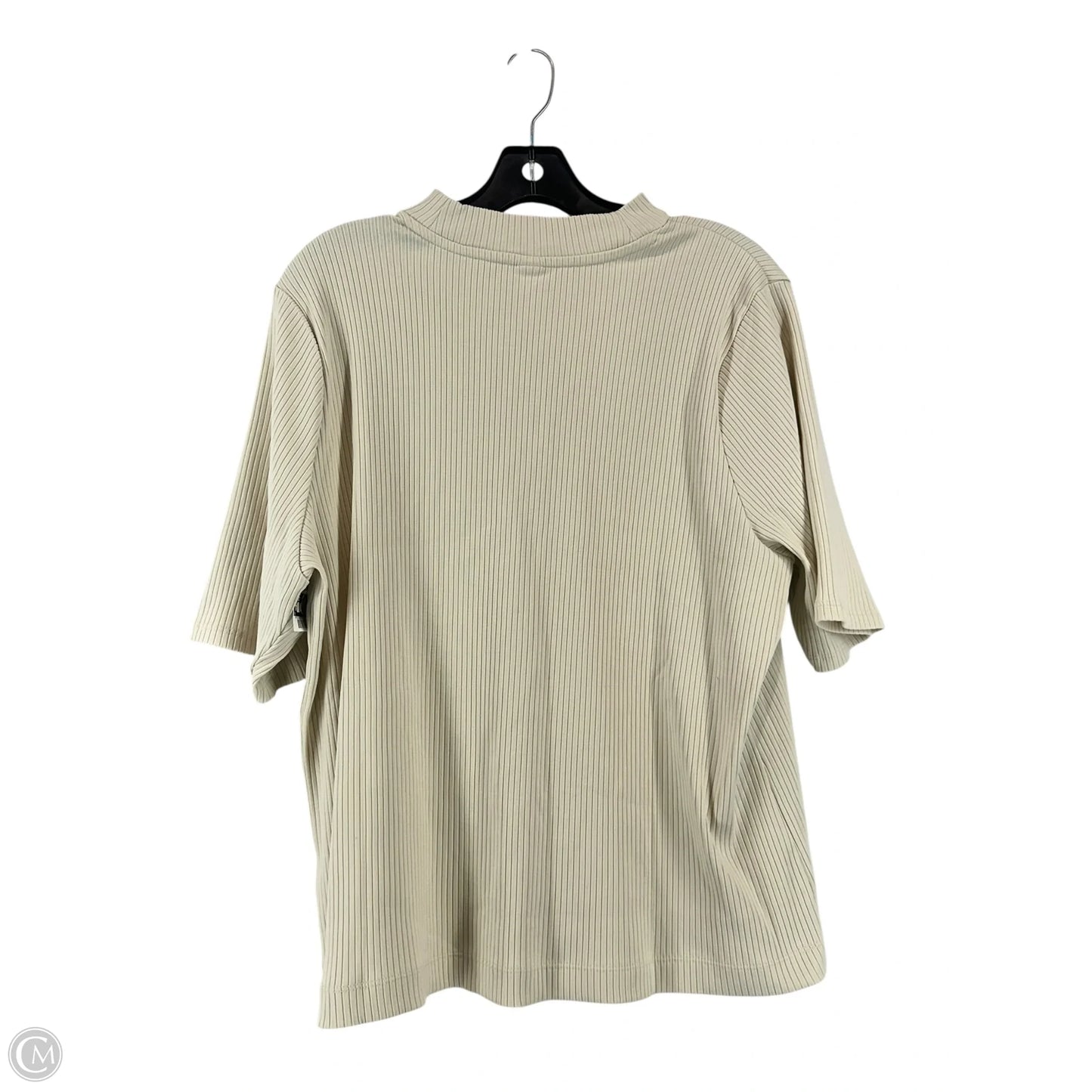 Top Short Sleeve By Old Navy In Cream, Size: 3x