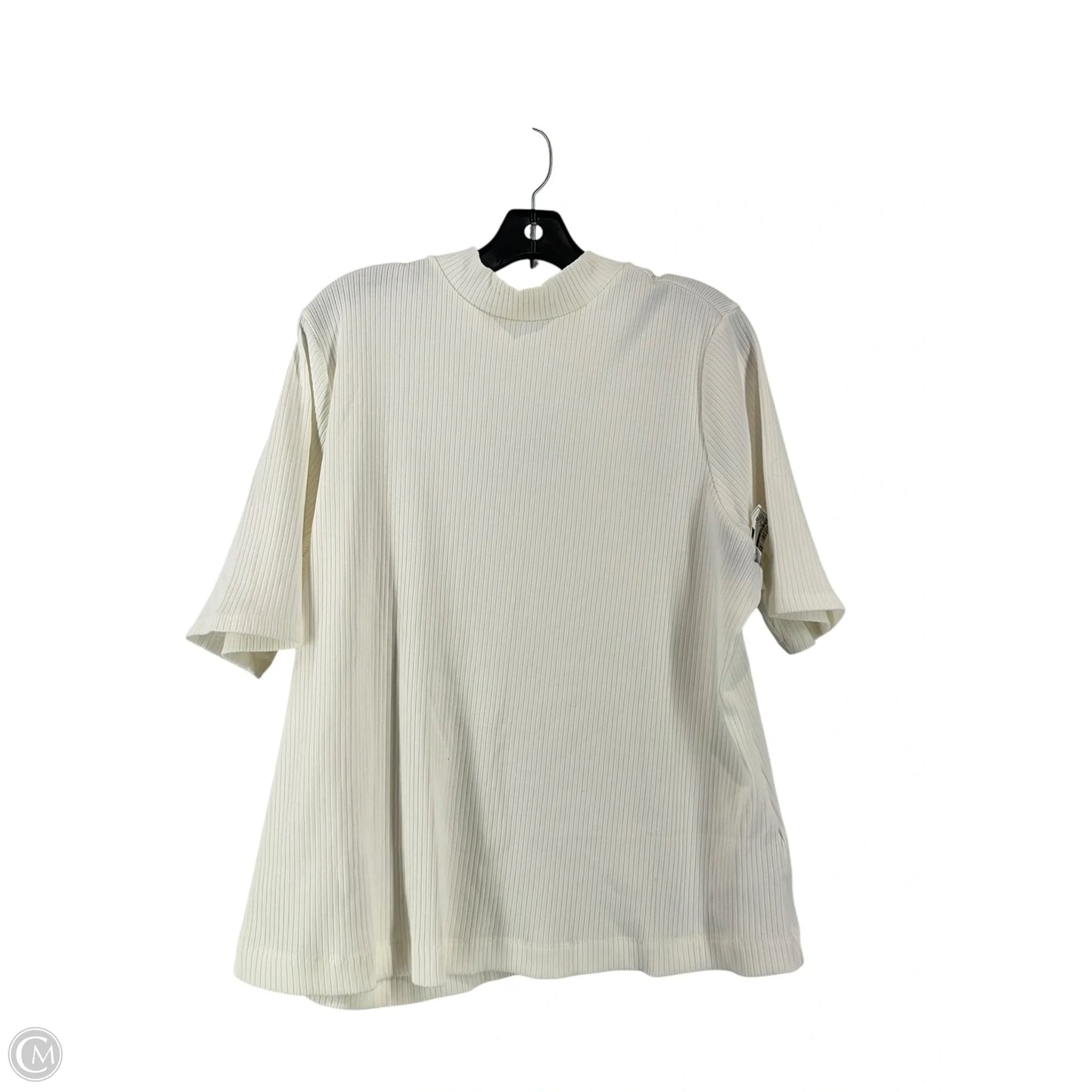 Top Short Sleeve By Old Navy In Cream, Size: 3x