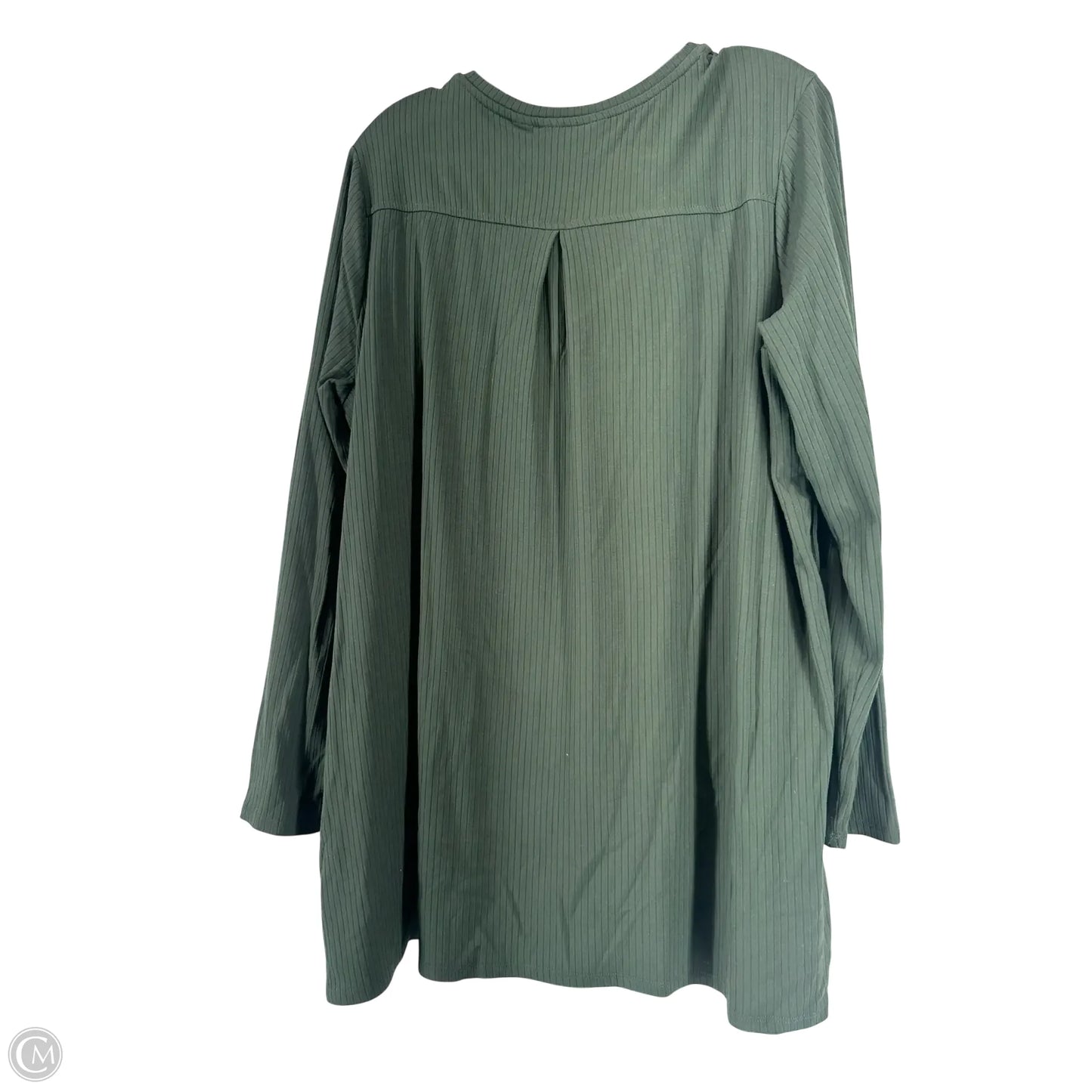 Top Long Sleeve By Clothes Mentor In Green, Size: L