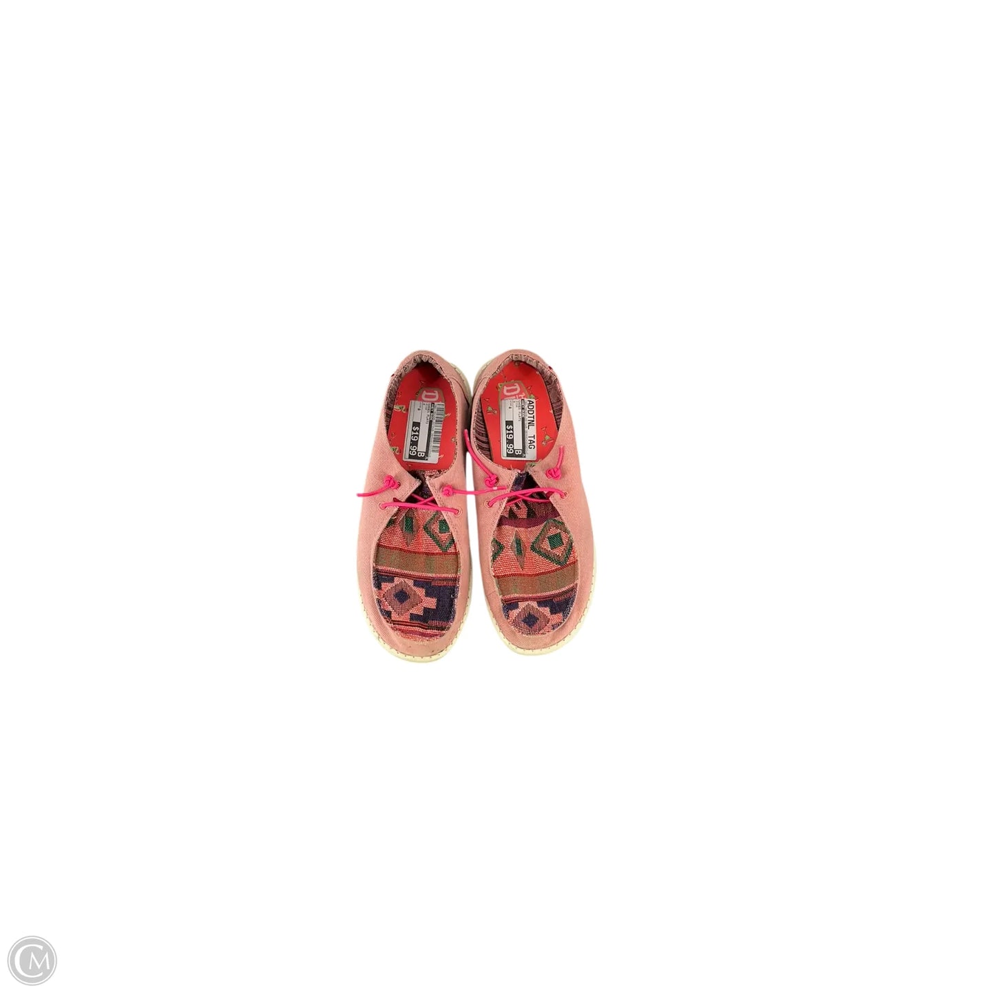 Shoes Flats By Hey Dude In Pink, Size: 8