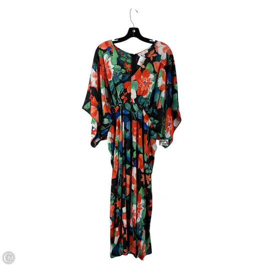 Dress Casual Maxi By She + Sky In Floral Print, Size: 2x