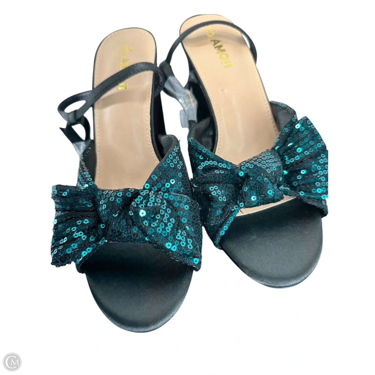 Shoes Heels Block By Clothes Mentor In Green, Size: 9
