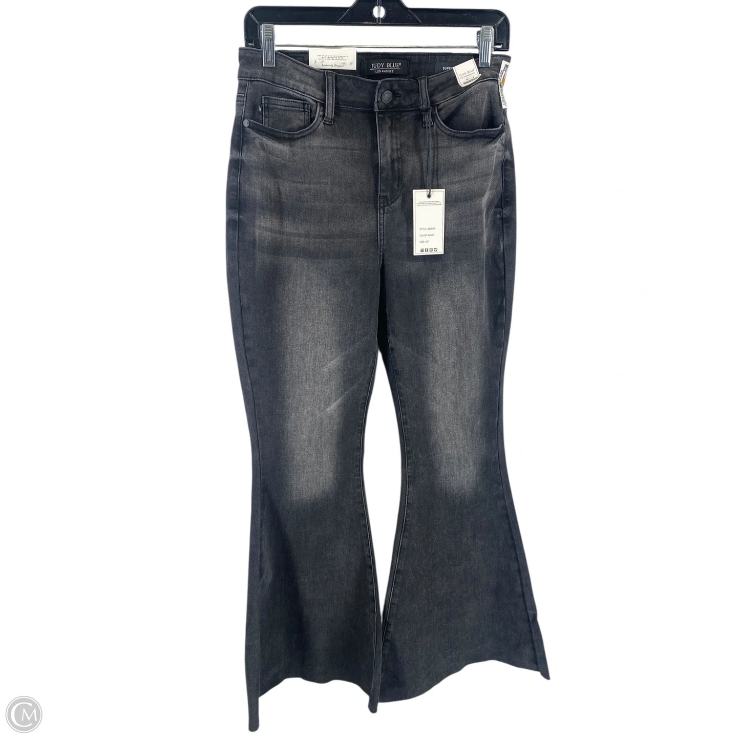 Jeans Flared By Judy Blue In Grey, Size: 4