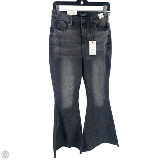 Jeans Flared By Judy Blue In Grey, Size: 4