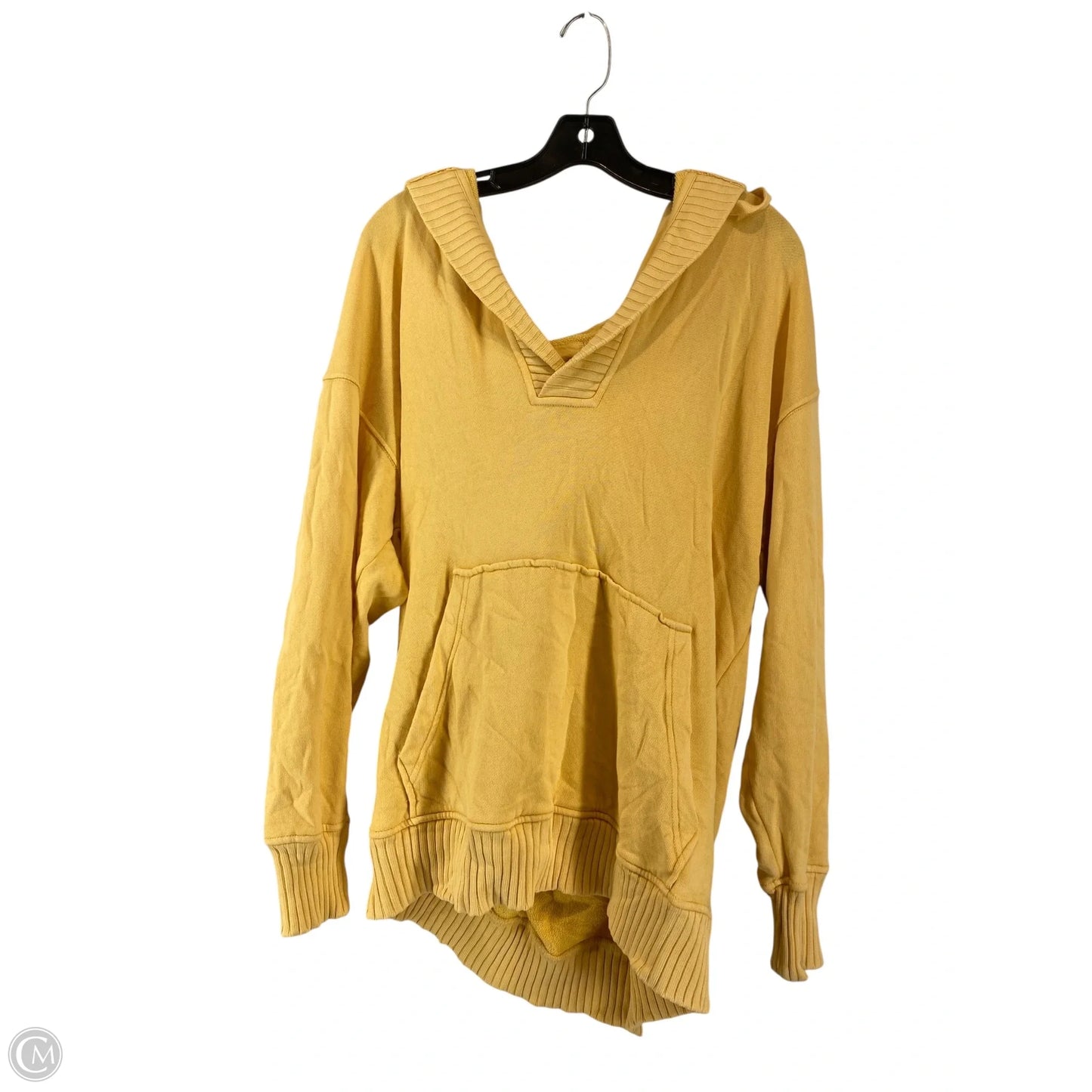 Sweatshirt Hoodie By Aerie In Yellow, Size: S